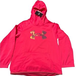 Under Armour Hot Pink Sweatshirt Y/LG